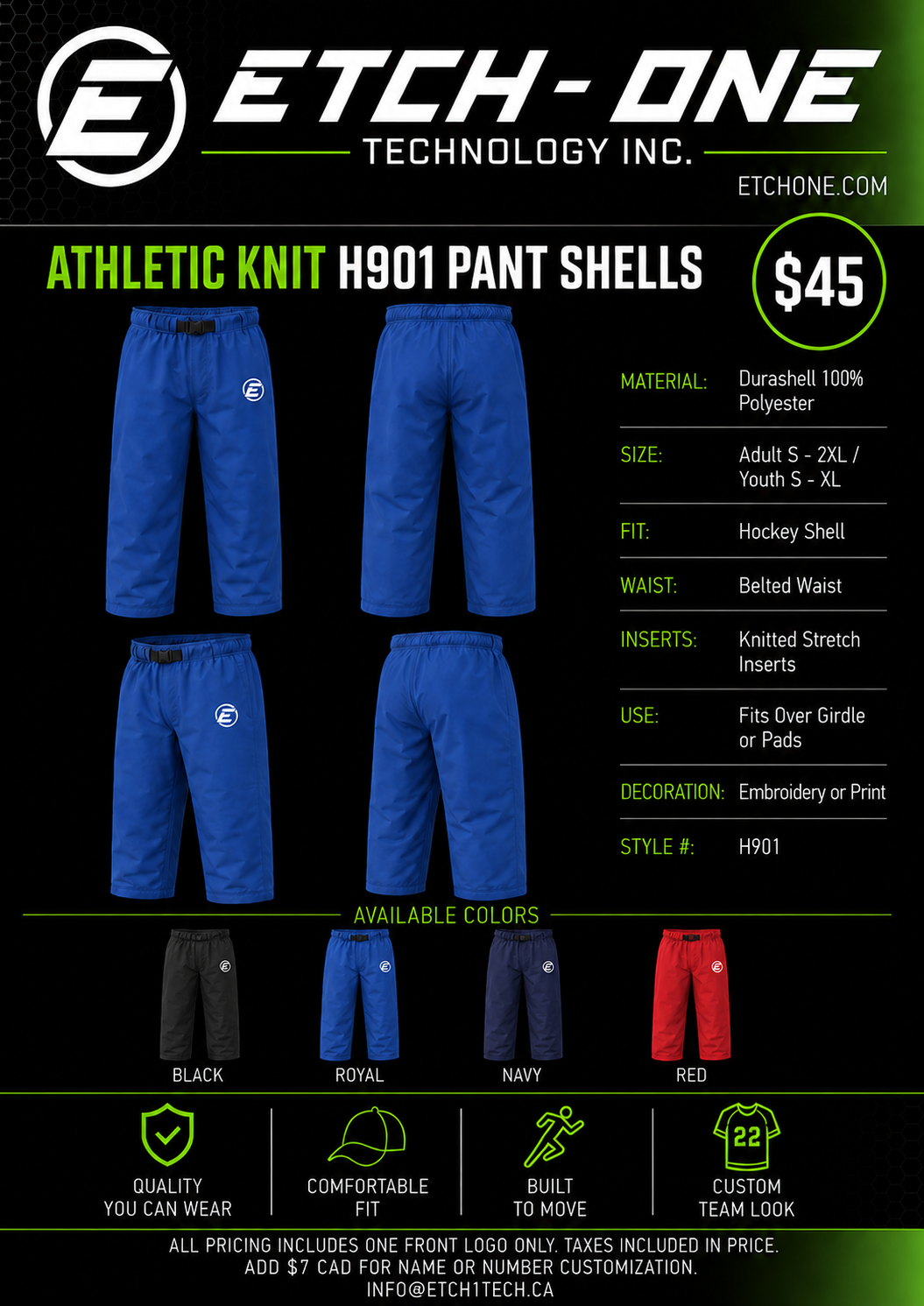 Athletic Knit H901 Pant Shells flyer