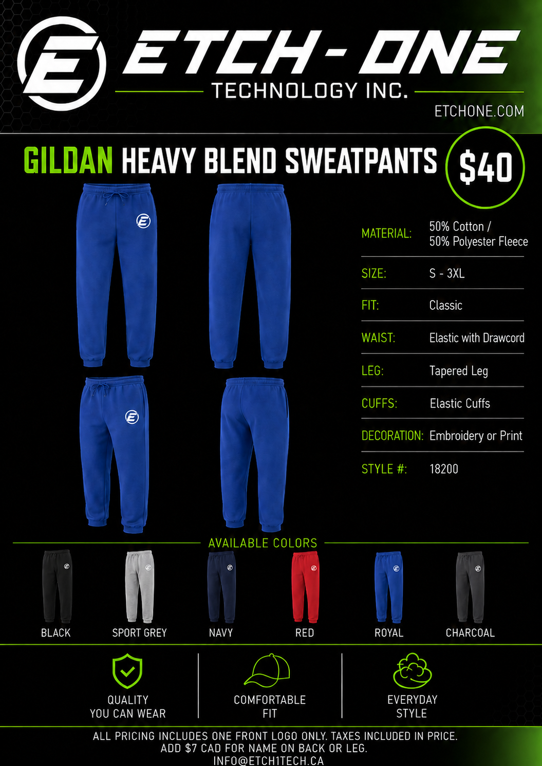 Gildan Heavy Blend Sweatpants flyer