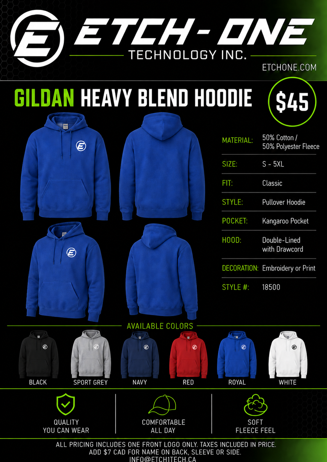 Gildan Heavy Blend Hoodie flyer