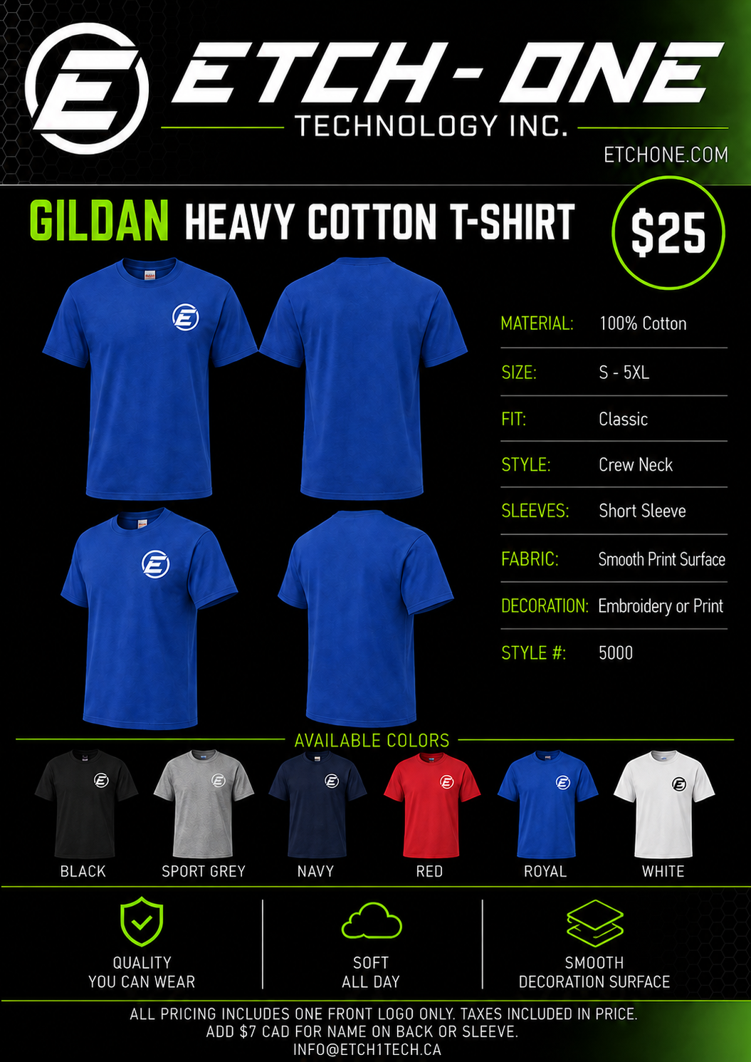 Gildan Heavy Cotton T-Shirt flyer